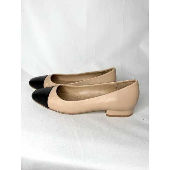 Steve Madden Blair Beige & Black Flats Size 7.5 - Picture 2 of 6